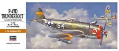 Hasegawa A8 00138 1/72 Ölçek P-47D Thunderbolt Savaş Uçağı Plastik Model Kiti