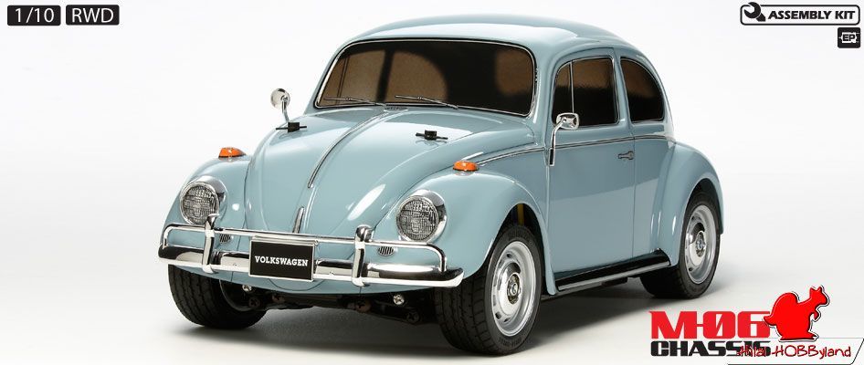 Tamiya 1/10 Volkswagen Beetle - M06 Chassis - Kit (Demonte)