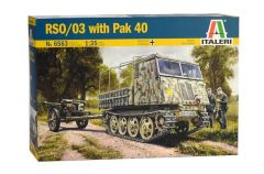 Italeri 6563S 1/35 RSO/03 PaK 40'lı Paletli Askeri Araç Demonte Plastik Maketi