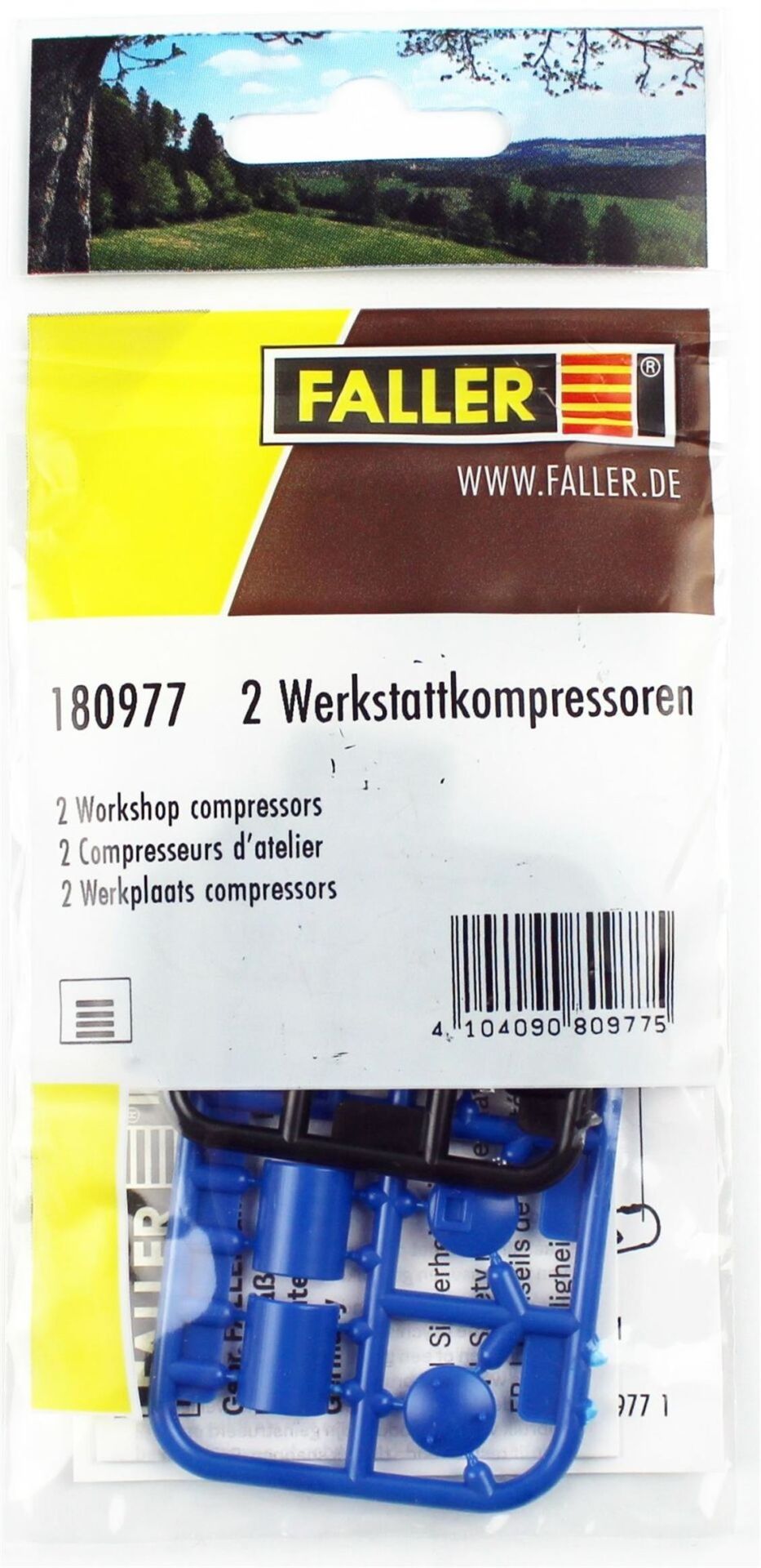 Faller 180977 1/87 Ölçek, Hava Kompresörü Plastik Model Kiti, 2 Adet
