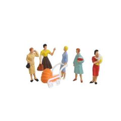 Preiser 10024 1/87 Ölçek Yaya Bayanlar Figürleri