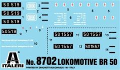 Italeri 8702S 1/87 BR50 Buharlı Lokomotif Demonte Plastik Maketi