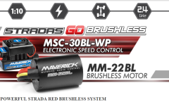 Maverick Strada Red RX Brushless 1/10 RTR Electric Rally Car