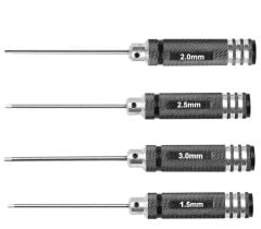 1.5/2/2.5/3.0mm Allen Tornavida Seti (Titanyum Alaşım)