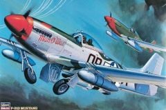 Hasegawa ST5 08055 1/32 Ölçek P-51D Mustang Savaş Uçağı Plastik Model Kiti