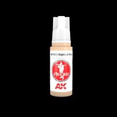 AK Interactive 11403 17 ml. Highlight Flesh, Figürler için Akrilik Maket Boyası
