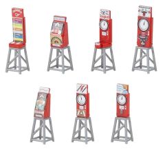 Faller 180946 1/87 Slot Makinaları ( 7 Adet ) Demonte Plastik Maketi