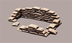 Italeri 0406S 1/35 Kum Torbaları Demonte Plastik Maketi