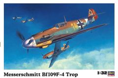 Hasegawa ST31 08881 1/32 Ölçek Messerschmitt Bf109F-4 Trop Savaş Uçağı Plastik Model Kiti
