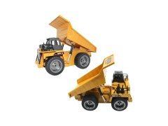 Huina 1540 1/18 Ölçek, Damperli Kamyon, Metal Kabinli, 6 Kanal Uzaktan Kumandalı İş Makinası