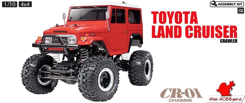 TAMIYA 1/10 TOYOTA LANDCRUISER 40 (CR-01 CHASSIS) KIT DEMONTE