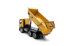 Huina 1582 1/14 Ölçek, Damperli Kamyon, Komple Metal, 10 Kanal Uzaktan Kumandalı İş Makinası