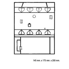 Faller 130449 1/87 Beleria Sineması Demonte Plastik Maketi