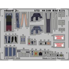 SS340 1/72BAC LIGHTNIG F.1A S.A. DETAY SETİ - TRUM