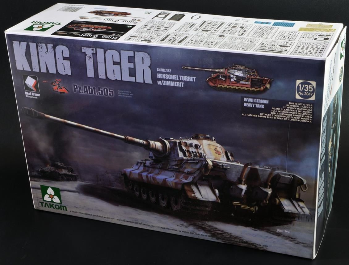 Takom 2047 1/35 WWII Alman Ağır Tank Maketi Sd.Kfz