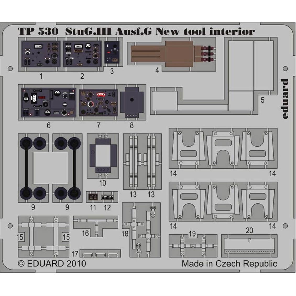TP530 STUG.III AUSF.G İNTERİOR NEW TOOL - FOR DRA