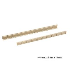 Faller 120205 1/87 Flexible Peron Kenarları Demonte Plastik Maketi