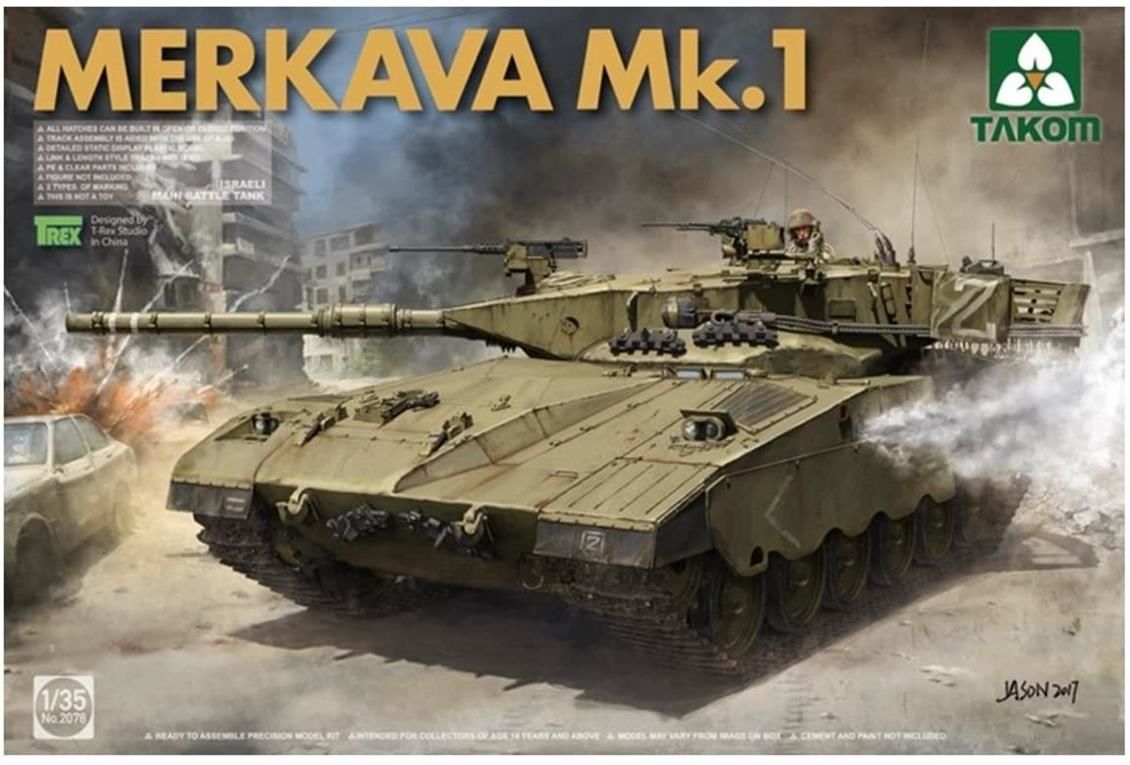 Takom 2078 1/35 Merkava 1 İsrail Ana Muharebe Tank