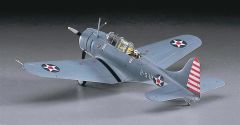 Hasegawa JT19 09119 1/48 Ölçek SBD-3 Dauntless Savaş Uçağı Plastik Model Kiti