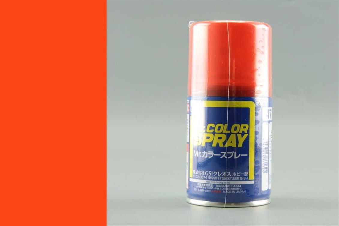Gunze S047 100 ml. Clear Red, Sprey Mr.Color Serisi Maket Boyası