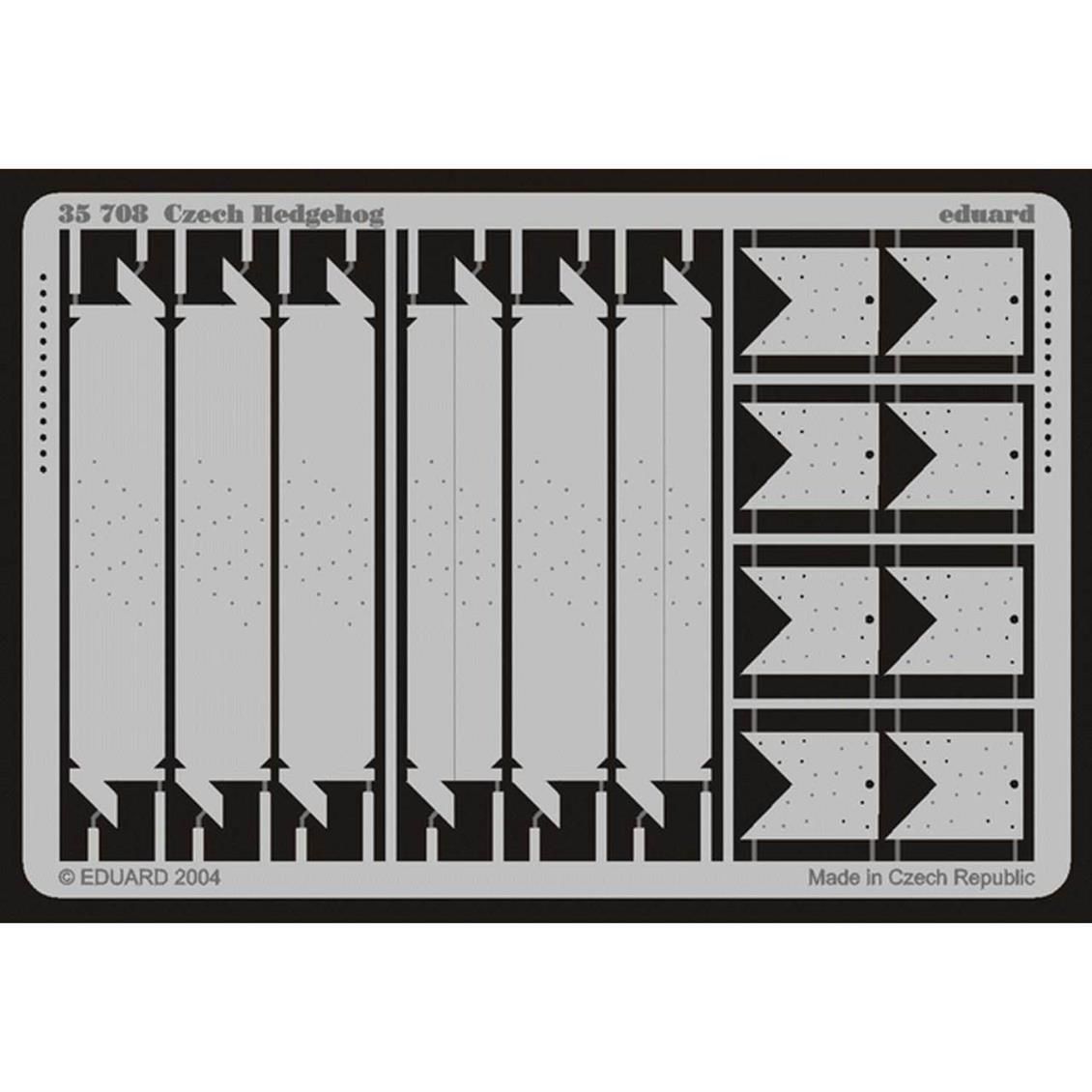 35708 1/35 CZECH HEDGEHOG - STD.PHOTO ETCHED SETS