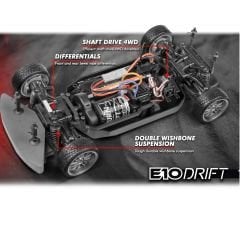 HPI 1/10 E10 Drift Fail Crew Nissan Skyline R34 GT-R