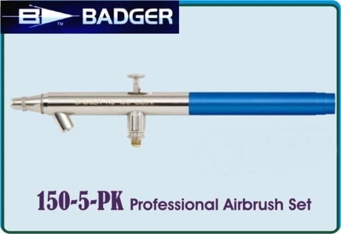 Badger 150-5 İnce,Orta,Kalın Uclu - Aırbrush Seti