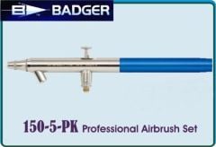 Badger 150-5 İnce,Orta,Kalın Uclu - Aırbrush Seti
