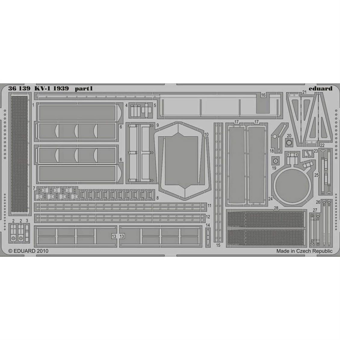 36139 KV-1 1939 - FOR TRU- STD.PHOTO ETCHED SETS
