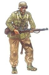 Italeri 6121S 1/72 WWII Alman Motorsikletli Askerler Demonte Plastik Maketi