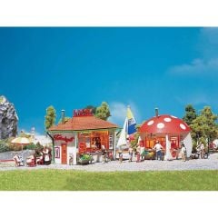 Faller 120135 1/87 Küçük Büfe ( 2 Adet ) Demonte Plastik Maketi