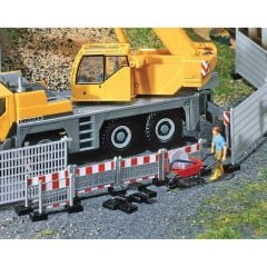 Faller 180435 1/87 İnşaat Alanı Bariyerleri,  240 mm. Demonte Plastik Maketi