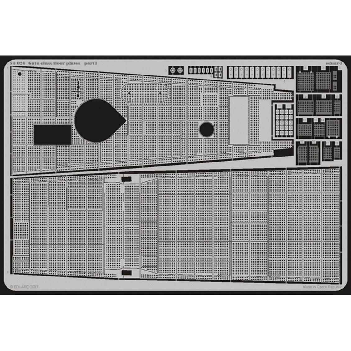 53028 1/72 GATO CLASS FLOOR PLATES DETAY SETİ - ST