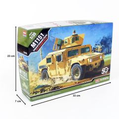 Academy 13415 1/35 Amerikan Zırhlı Personel Taşıyıcı M1151 Demonte Plastik Maketi