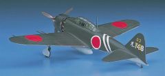 Hasegawa D23 00453 1/72 Ölçek Mitsubishi A6M5C Zero Fighter (Zeke) Type 52 hei Savaş Uçağı Plastik Model Kiti