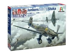 Italeri 2807S 1/48 Junkers JU-87B Stuka (Battle of Britain 80th Anniversary) Savaş Uçağı Demonte Plastik Maketi