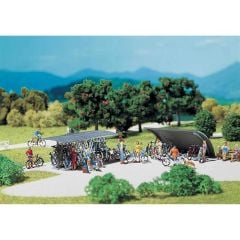 Faller 180584 1/87 Bisiklet Park Standı ( 2 Adet ) Demonte Plastik Maketi