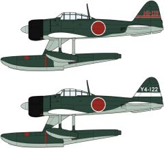 Hasegawa 02220 1/72 Ölçek Nakajima A6M2-N Type 2 Fighter RUFE (Two kits in the box) Deniz Savaş Uçağı Plastik Model Kiti