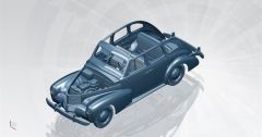 35475 KAPİTÄN SALOON, WWII GERMAN STAFF CAR