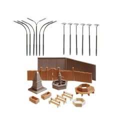 Faller 282791 1/220 Park Aksesuarları Demonte Plastik Maketi