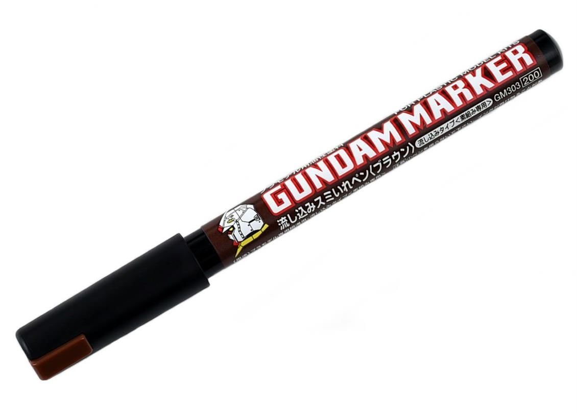 Gunze GM301P Gundam Maker Detaylandırma Kalemi, Kahve