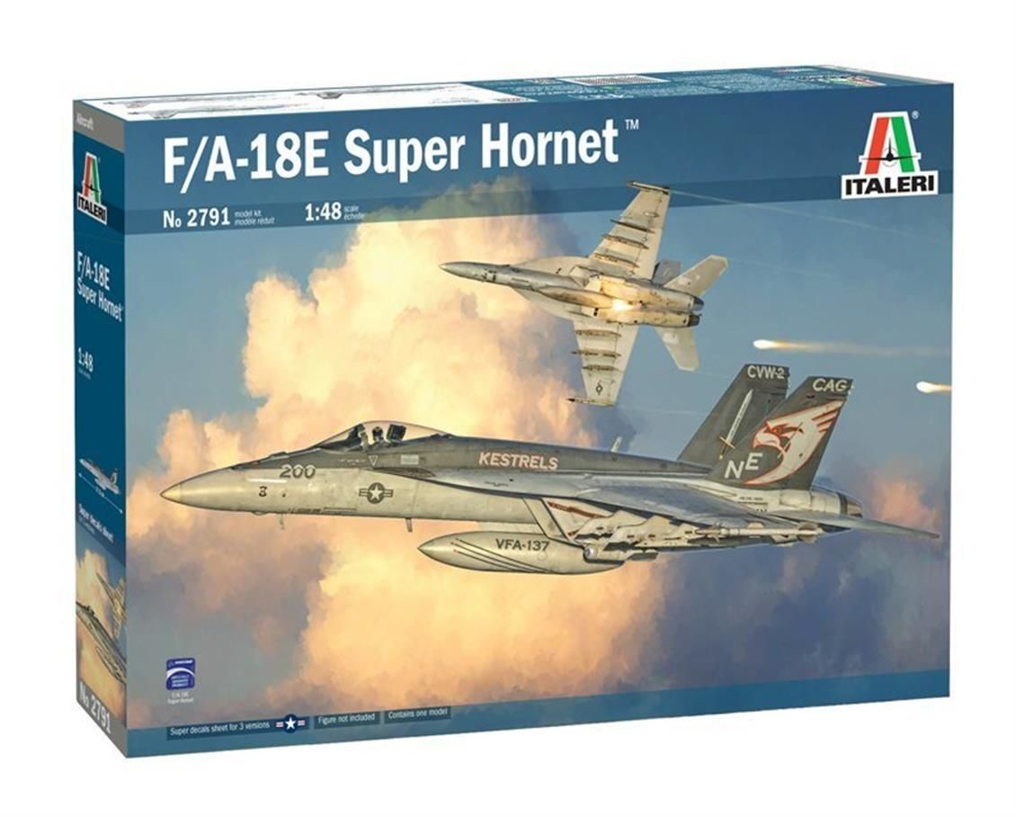 Italeri 2791S 1/48 F/A 18E Superhornet Savaş Uçağı Demonte Plastik Maketi