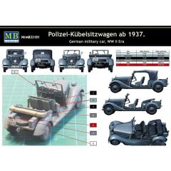 35101 1/35 POLİZEİ-KUEBELSİTZWAGEN AB 1937, GERMAN