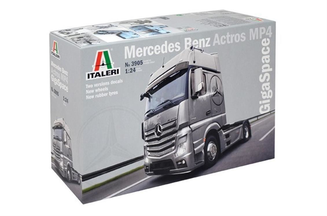 Italeri 3905S 1/24 MB Actros MP4 GigaSpace Çekici Demonte Plastik Maketi