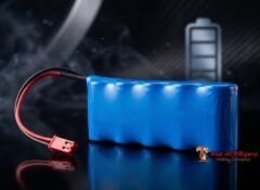6V 1200 mAh NiMh Flat Receiver Pack