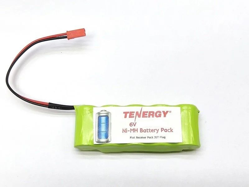 6V 1100 mAh NiMh Flat Receiver Pack