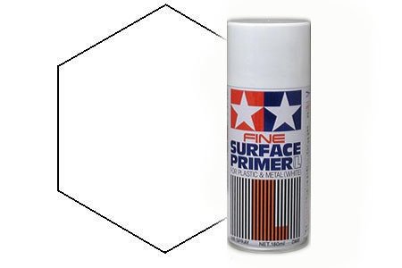İnce Beyaz Astar (Plastik ve Metal için) Fine Surface Primer White 180 ml