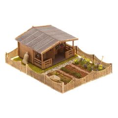 Faller 180493 1/87 Bahçe Evi ve Aksesuarları Demonte Plastik Maketi