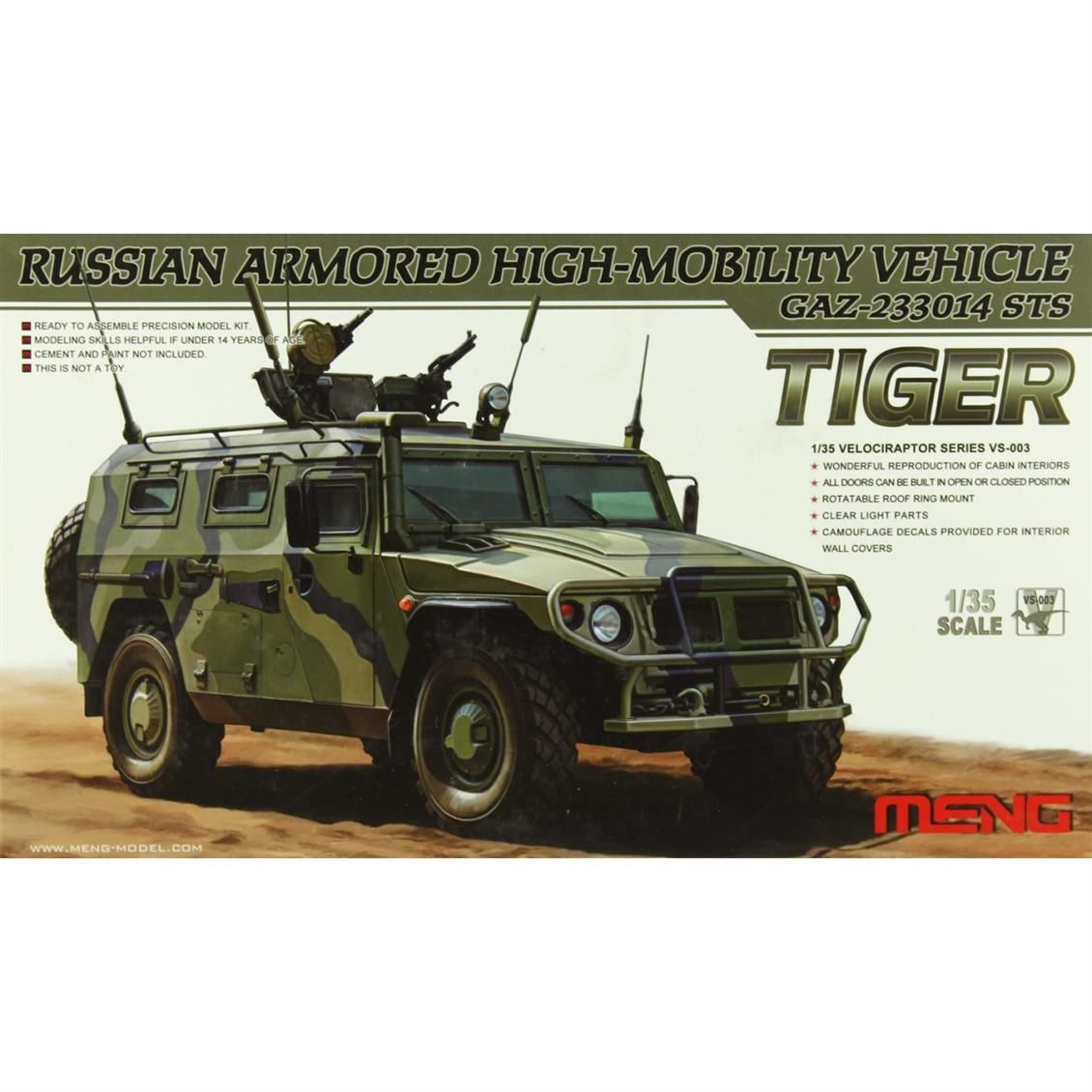 VS003 1/35 RUSSİAN ARMORED HİGH-MOBİLİTY VEHİCLE G