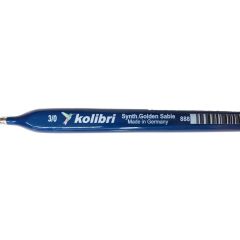 Kolibri 88830 Üçgen Mavi Saplı Boya Fırçası No:3X0